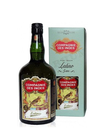 Compagnie des Indes rhum Latino 5 ans 70cl