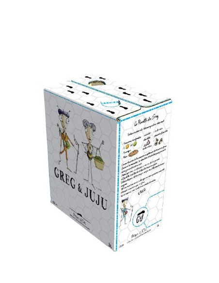 Bib 3 L Greg et Juju blanc