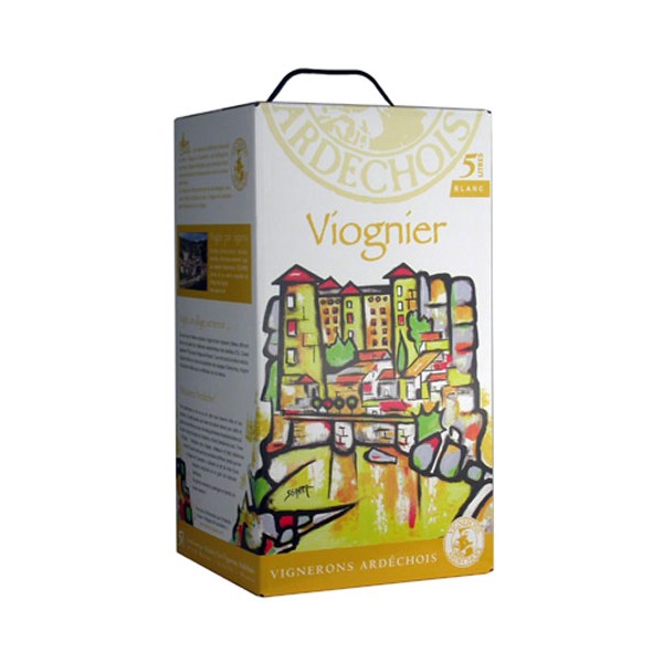 BIB 5 L blanc Viognier Ardechois - Bag in Box