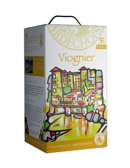 BIB 5 L blanc Viognier Ardechois - Bag in Box