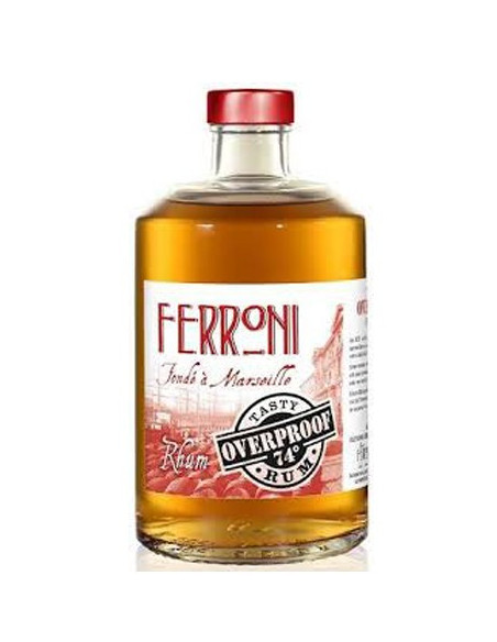 Rhum Tasty Overproof Ferroni 74° 70cl