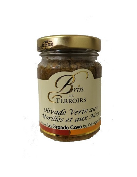 Olivade verte aux morilles et aux noix 80g