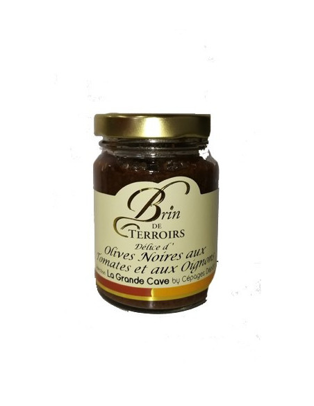 Délice Olives noires tomates oignons 80g