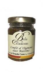 Confit oignons aux raisins 90g